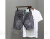 Herren Sommer Kurze Jeans Shorts Destroyed Jeans Kurze Hose Jeanshose Chinos Cargo Hose Pocket Destroyed Used Stretch Freizeithose