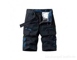 I3CKIZCE Herren Casual Cargo Shorts Arbeitskleidung Combat Multi Pockets Shorts Super Wear-Resistant Outdoor Sports Sommershorts XS-5XL