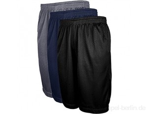 OLLIE ARNES Basketball-Shorts aus Netzstoff für Herren, Sportler, Fitnessstudio, Workout, kurze Hose mit Taschen (S-6X)