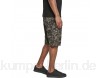 Southpole Herren Shorts Belted Camo Cargoshorts Ripstop, kurze Hose für Männer mit aufgesetzten Taschen und Gürtel erhältlich in 2 Farben, Größen 29 - 42