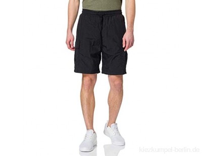Urban Classics Herren Shorts Nylon Cargo Shorts Cargos, kurze Hose für Männer mit aufgesetzten Taschen in 2 Farben, Größen S - 5XL