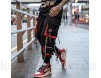 weibliche Hip Hop Black Cargo Pants Hosen Männer Bänder Streetwear Frauen Jogger Jogginghose Overalls Männer Hosen