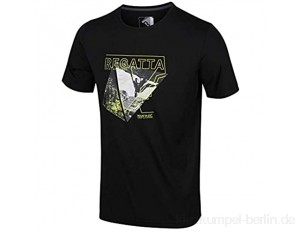 Regatta Men's Fingal V' Quick Drying Active Short Sleeve Printed T-Shirts/Polos/Vests