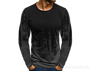 Carol -1 Herren Langarmshirt mit Grandad-Ausschnitt Longsleeve Shirt Premium T-Shirt Langarm Henley Shirt für Männer