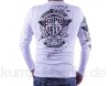 Cipo & Baxx Herren Longsleeve Pullover Langarmshirt Sweatshirt Flügelprint Biker Style Design
