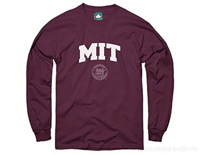 Ivysport MIT University Langarmshirt aus Baumwolle mit Seal Logo Massachusetts Institute of Technology Langarm T-Shirt
