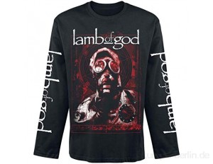 Lamb Of God Gas Mask Waves Männer Langarmshirt schwarz Band-Merch, Bands