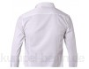 WQWRSA Herren Langarm Shirt Slim 13 Farbe Atmungsaktiv Schweißabsorbierende einfarbige Shirt Polyester Material Geeignet für Party im Büro und zu Hause im Freien(2-724,43 Yards (180 / 104A))