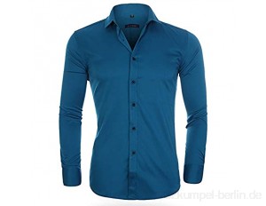 WQWRSA Herren Langarm Shirt Slim 13 Farbe Atmungsaktiv Schweißabsorbierende einfarbige Shirt Polyester Material Geeignet für Party im Büro und zu Hause im Freien(2-721,38 Yards (165 / 84A))