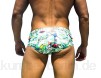 TADDLEE Herren Sexy Badehose Bademode Bikini Brazilian Cut Surfing Board Shorts XXL fit Taille 39-40 Zoll Grün