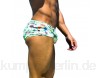 TADDLEE Herren Sexy Badehose Bademode Bikini Brazilian Cut Surfing Board Shorts XXL fit Taille 39-40 Zoll Grün