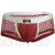 zdhoor Men's Fishnet Sheer Pouch Boxer Briefs See-Through Bikini Underwear Swim Trunks Swimsuit Wine Red Medium (Waist 28.0''-38.0")