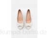 Wallis Wide Fit WHIRL - Peeptoe heels - natural/off-white