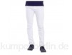 BlauerHafen Herren Skinny Jeanshose Slim Fit Stretch Designer Hose Super Flex Denim Pants (28W / 32L, Weiß)