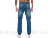 Lorenzo Loren Herren Jeans Hose Denim Jeans Used-Look Regular-Fit W29-W44 L30-L38