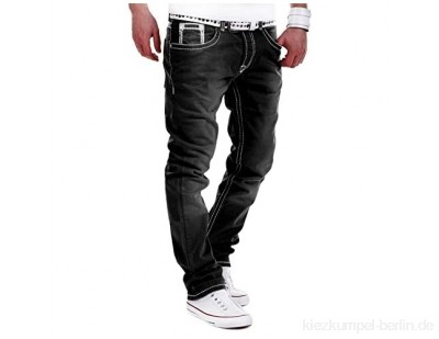 MT Styles Jeans Straight-Fit Hose RJ-133
