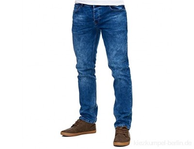 Reslad Jeans-Herren Slim Fit Basic Style Stretch-Denim Männer Jeans-Hose RS-2063