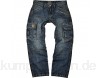 Timezone Herren Cargo Jeans Hose Benito TZ 3983 urban Indigo