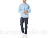 Essentials Herren-Hemd, Chambray-Shirt, Slim Fit, Langarm