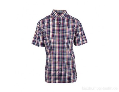 Fenside Country Clothing Herren-Sommerhemd, pflegeleicht, kurzärmelig, kariert, 55 % Polyester, 45 % Baumwolle, Übergröße bis 4XL