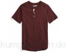 -Marke: Goodthreads Herren Henley-Shirt, Kurzarm, leicht, aus Slub-Baumwolle