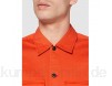 BOSS Herren Loflash Stückgefärbtes Overshirt aus elastischem Baumwoll-Twill mit Logo-Stickerei