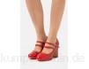 Simply Be WIDE FIT DOLLY - Platform heels - red