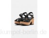 Pedro Miralles Platform sandals - alfa nero/black