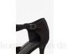Bianco BIACAIT ANKLE STRAP - High heels - black/anthracite